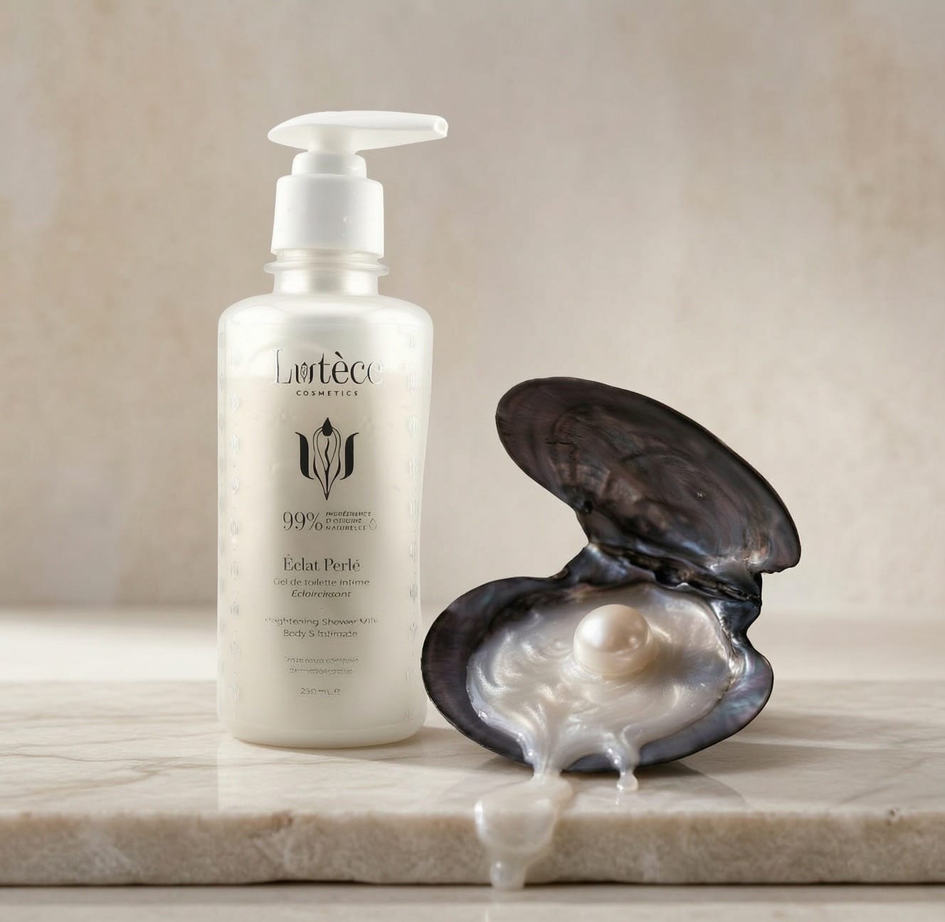 Gel de Toilette Intime Éclaircissant Nacré