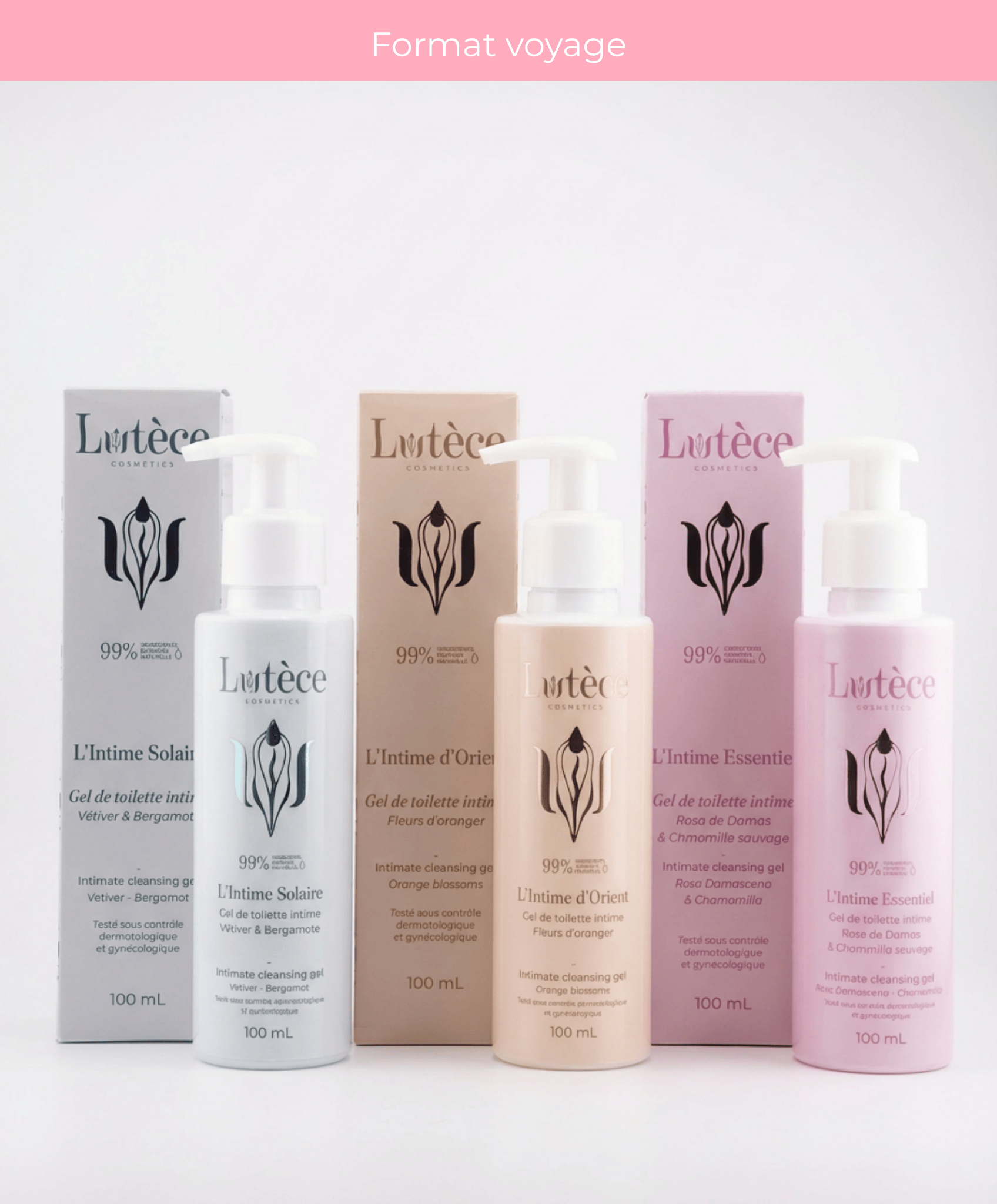 Trio Gel Intime Format Voyage