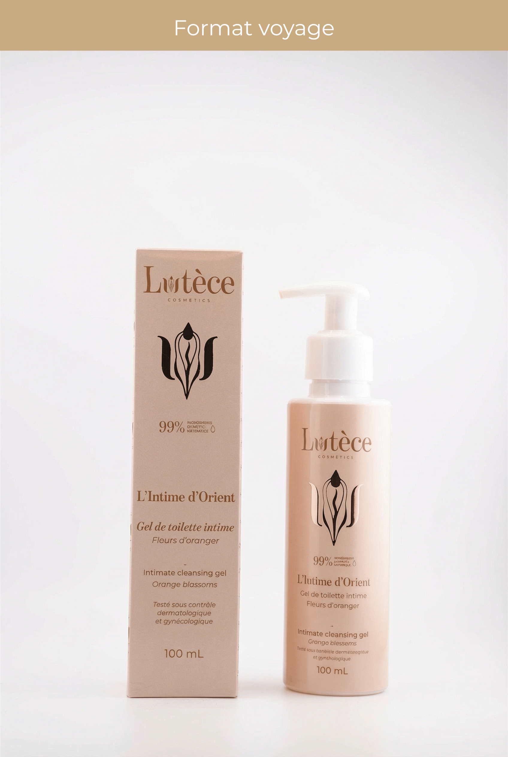 Gel de toilette Intime  – L’Oriental Format voyage